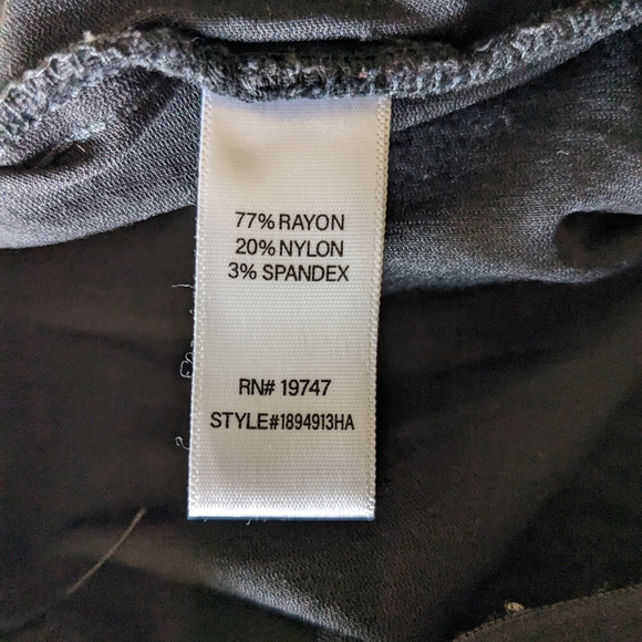 Women's Counterparts Black Stretchy Dress Pants size 12 - Picture 3 of 6